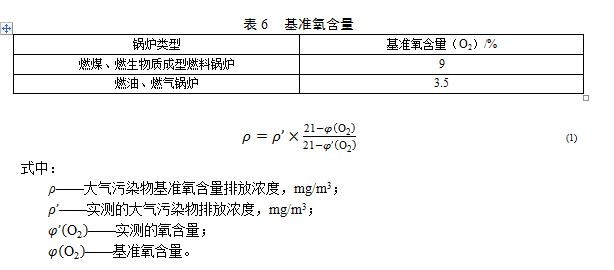 基准氧含量